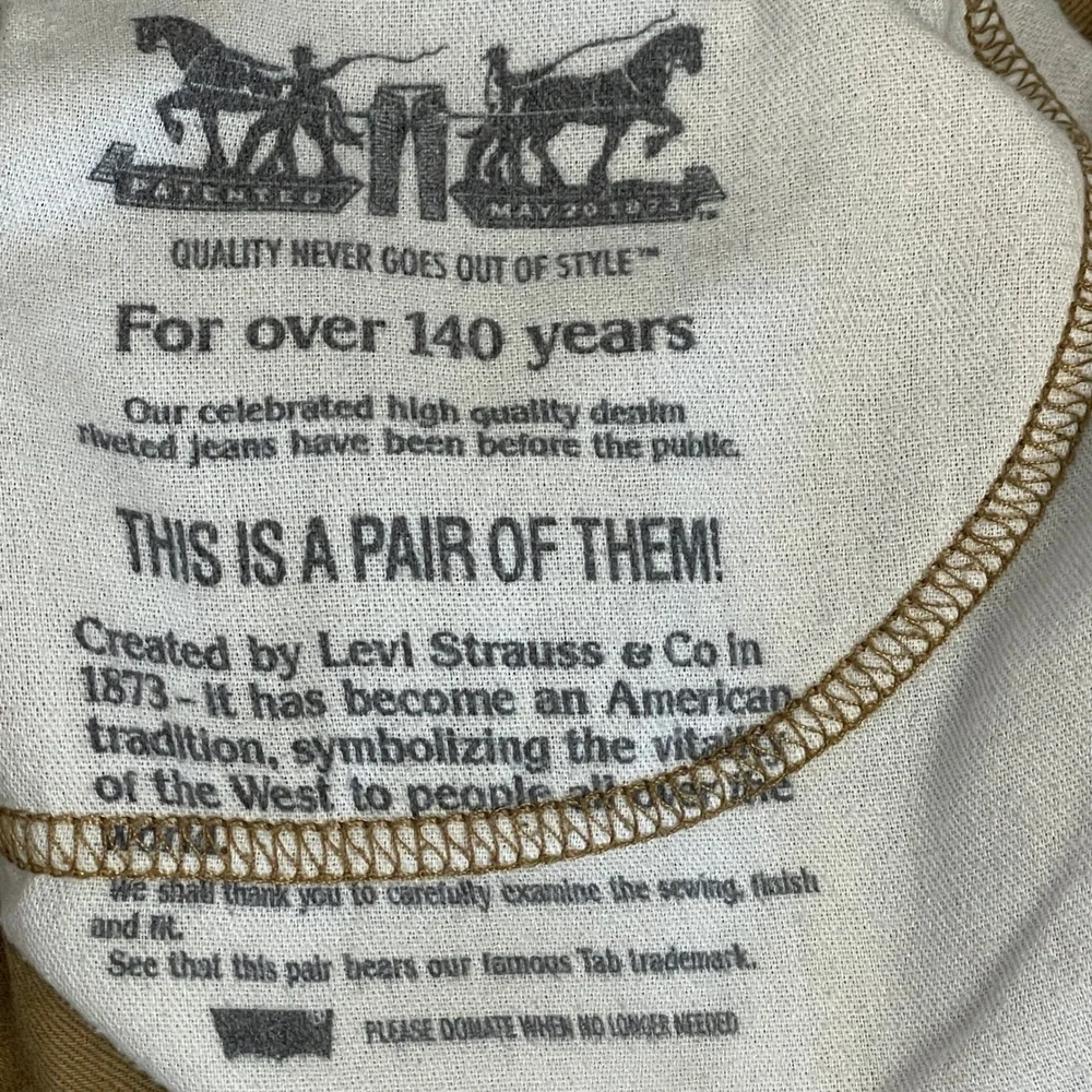 Levis 505 Regular Straight 38x32 (Actual 31) 100% Cotton Denim Jeans Tan‎ *Read
